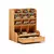Wooden Desk Organizer – Filing Cabinet with Multiple Compartments and Drawers - buy online
