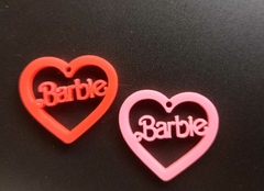 DIJE BARBIE CORAZON ROSADO X 50 UNID - comprar online