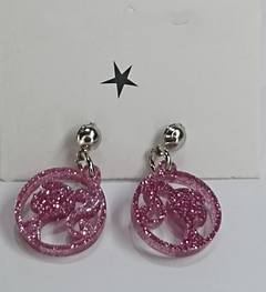 ARITOS CIRCULO PERFIL BARBIE A-309