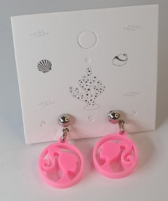 ARITOS CIRCULO PERFIL BARBIE A-309 en internet