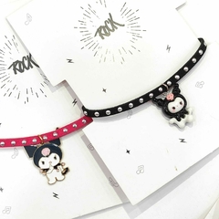 CHOKER EN GAMUZA DE KUROMI