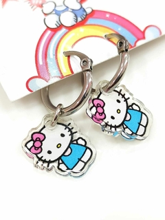 Aro argolla de Acero Quirurgico Hello kitty - comprar online