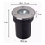 Spot Led Embutido de Solo Redondo Aço Inox Vinne 24° 5W 3000K Nordecor - ksalux