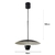 Pendente Led Abbie Preto 10W 3000K Nordecor - ksalux
