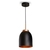 Pendente Oval Preto com Cobre Belly Iluminação - comprar online