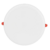 Painel Led Infinity de embutir redondo branco 18W Gaya - comprar online