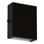 Arandela Quadrada Foco Slim com 2 focos Preta Belly Iluminação - comprar online