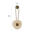 Arandela Led Riva Ouro Champagne 5W Nordecor - ksalux