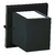ARANDELA QUADRADA HALOPIN ALUMINIO VEDADA 10CM 2 FOCOS BELLY LUSTRE - comprar online