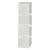 ARANDELA RETANGULAR 32CM 3 FRISOS ALUMINIO VEDADA BELLY LUSTRE