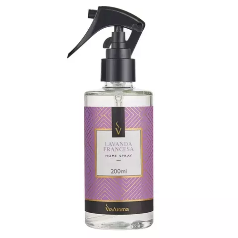 Home Spray 200ml Via Aroma Clássica Lavanda Francesa
