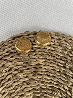 Brinco Halo Dourado - Anilez Acessórios