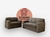 SofA 3 e 2 Lugares Suede Estofados Campo grande