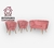 Kit Namoradeira + 2 Poltronas Decorativa - sued