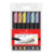 Canetinha Hidrográfica Faber-Castell Supersoft BrushPen Tons Pastel 6 Cores