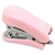 Mini Grampeador 12 Folhas com Extrator G101 Rosa Claro