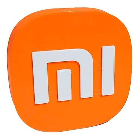 Logo Xiaomi 3D Para Decoração de Vitrine