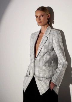 BLAZER ALONGADO COM LAPELAS - comprar online