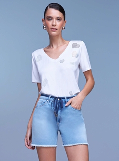 T-shirt Morgana preta