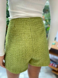 Short saia alfaiataria tweed - comprar online