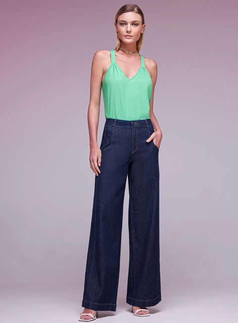 Regata feminina samara laço