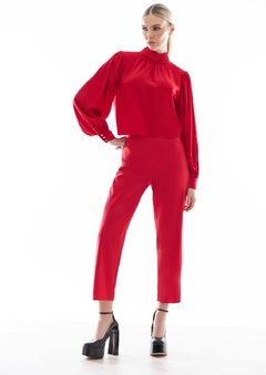 Blusa gola alta pink