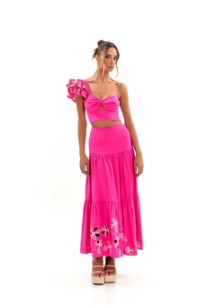 Top um ombro só pink - comprar online