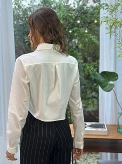 Camisa Cropped Tricoline - loja online