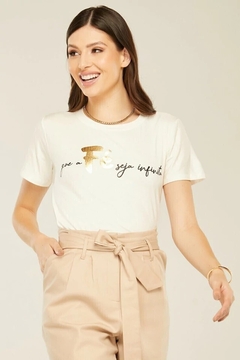 T shirt que a fé seja infinita