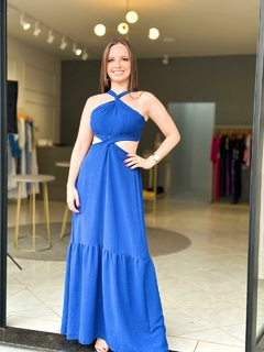 Vestido longo na internet