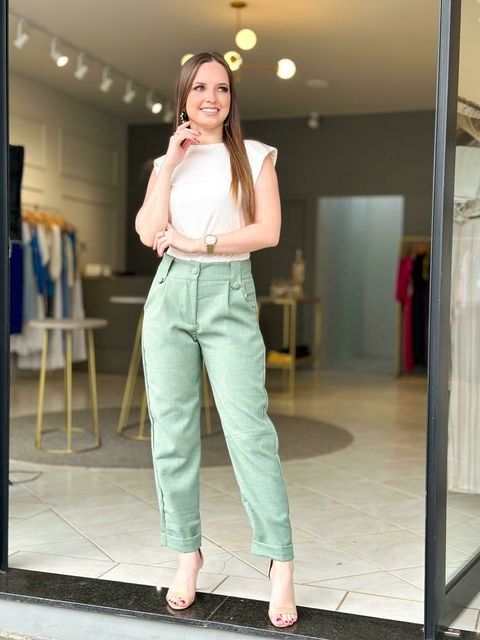 Calça verde
