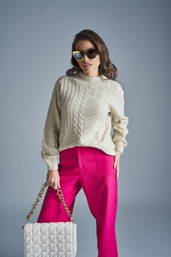 Tricot gola media