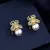 BRINCOS BEE CRAVEJADO COM ZIRCÔNIA BANHADO COM OURO 18K - Cecilia Meirelles - Semi Jóias 