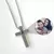 COLAR INESQUECIVEL CRUCIFIXO EM AÇO INOXIDÁVEL