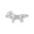 ANEL GOLDEN RETRIEVER PRATA 925