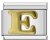 Charm "letra E"