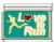 Charm "love to run"