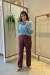 BLUSA COM GOLÃO TATIANA - AZUL CLARO - comprar online
