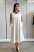 VESTIDO GODÊ CÁSSIA - OFF WHITE - comprar online