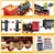 Conjunto de brinquedos de trem elétrico de Natal para crianças, carro trilhos, - LILAVI