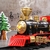 Conjunto de brinquedos de trem elétrico de Natal para crianças, carro trilhos, - LILAVI