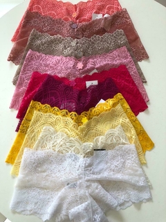 CALCINHA SHORT RENDA na internet