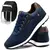 Kit Sapatenis Masculino com tênis azul e cinto preto, ideal para homens estilosos