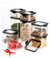 Kit 4 Potes BellaSabor – Armazenamento Prático e Duradouro - loja online