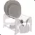 Escorredor de prato BellaSabor com pratos e talheres, ideal para a organização na cozinha.