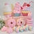 Kit Doces Cenográficos Rosa • Feitos em Biscuit - - comprar online