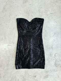 VESTIDO LENTEJUELA MORA