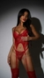 Conjunto Completo - Sem bojo - Vermelho