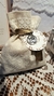 Bolsita con popurri, medallita y tags de iniciales - comprar online