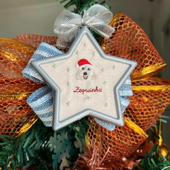 Enfeite de Natal - Canvas Da Rafa |  Bordados pet 